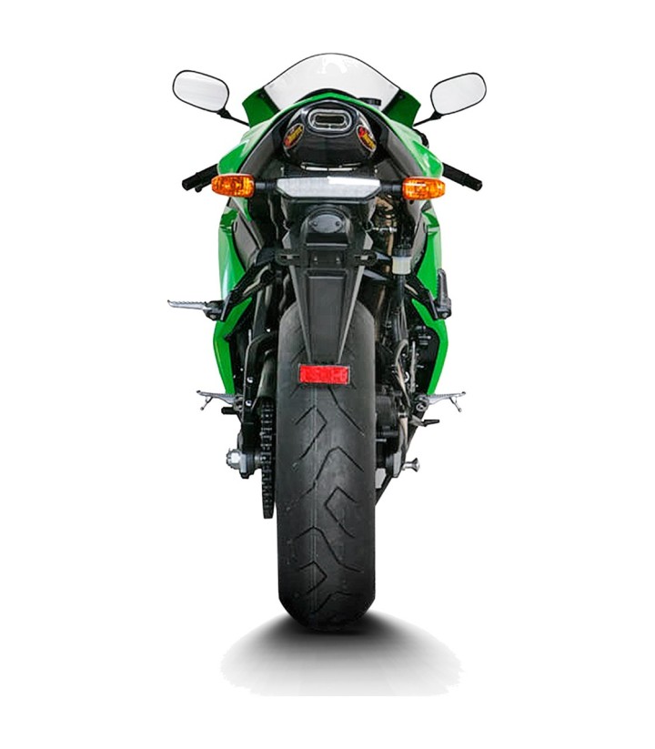 Akrapovič Exhaust in Titanium for Kawasaki ZX 6 R (07-08) S-K6SO5-HACT