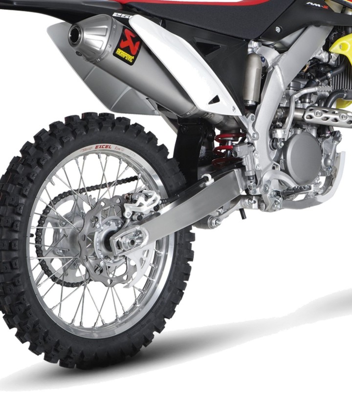 Akrapovič-uitlaat van titanium voor Suzuki RMZ 250 (10-18) S-S2SO5-BNTA