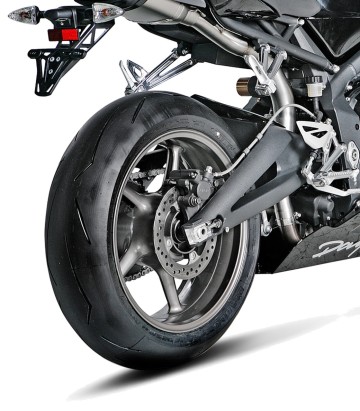 Akrapovič-uitlaat van titanium voor Triumph Daytona 675 (06-12) S-T675SO3-HACT