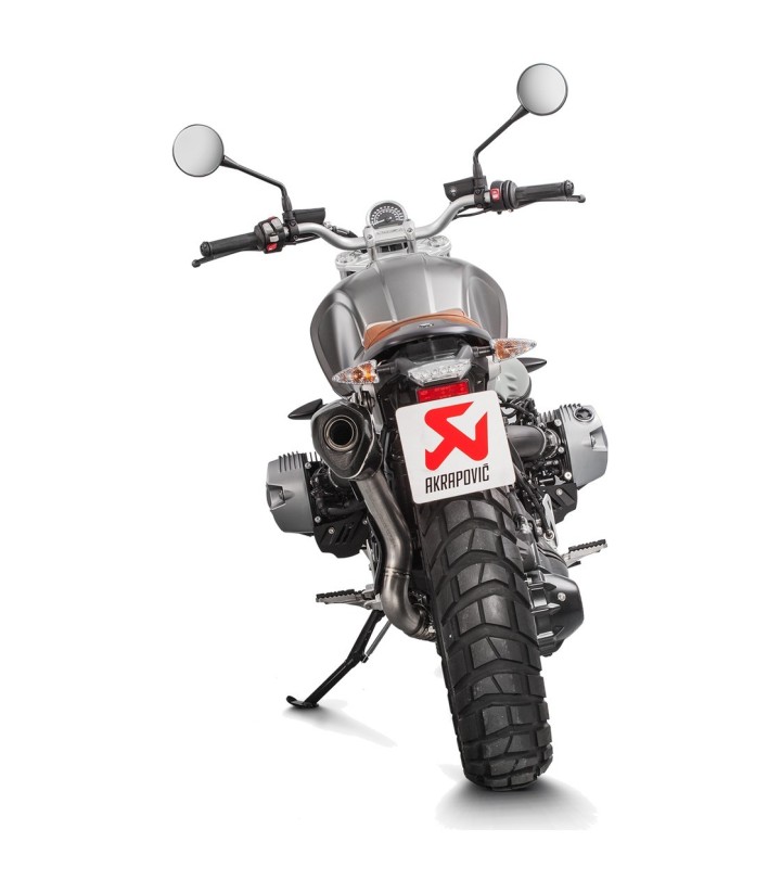 Tubo de escape Akrapovič em posição alta, em titânio para BMW R 1200 nineT (21-23) L-B12SO11