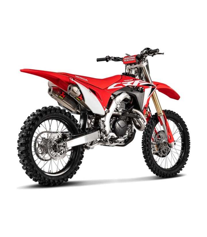 Akrapovič Evolution Auspuff aus Titan für Honda CRF 450 R/RX (17-20) S-H4MET15-CIQTA
