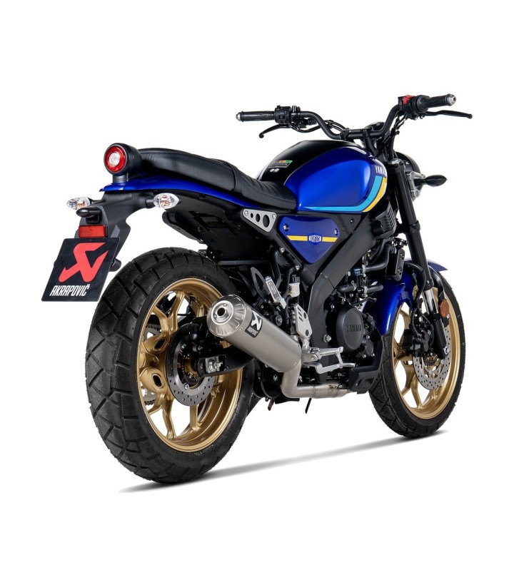 Scarico Akrapovič Racing in titanio per Yamaha XSR 125 (21-26) S-Y125R13-HBFGT