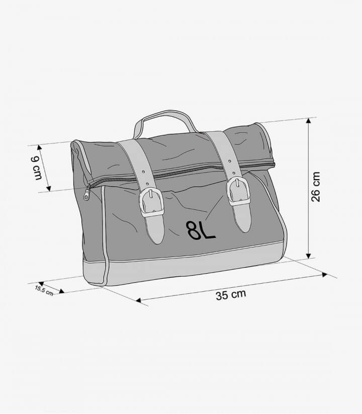 Customacces Saddlebags model Vintage color Orange