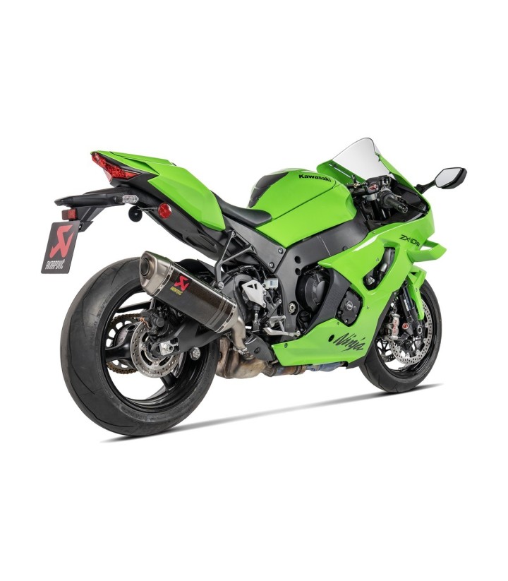 Échappement Akrapovič en carbone pour Kawasaki ZX 10 R (21-26) S-K10SO27-HRC