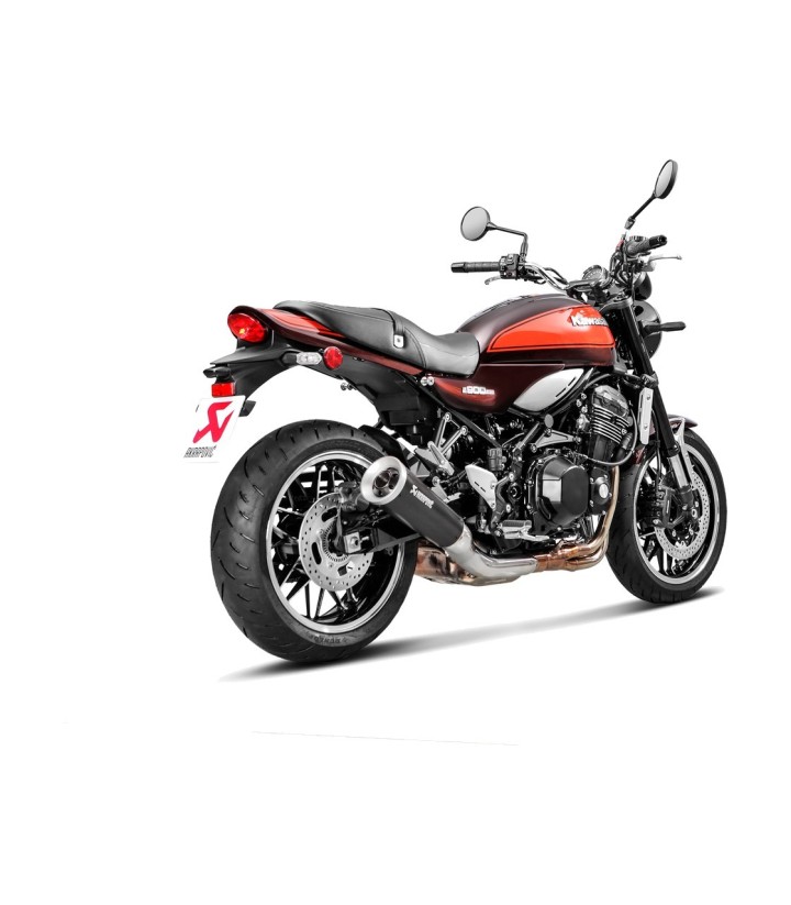 Zwarte Akrapovič-uitlaat voor Kawasaki Z 900 RS (18-25) S-K9SO5-HBAVTBL