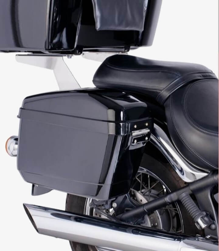 12L Motorcycle Panniers Customaccess ARS003N Set Di Saddlebags Rigidos Customacces Motorcycle Rigid Saddlebags