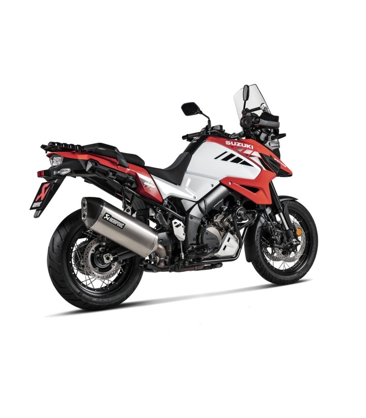 Escape Akrapovič em titânio para Suzuki DL 1000 V Strom (14-19), DL 1050 V Strom (20-24) S-S10SO18-HAFT