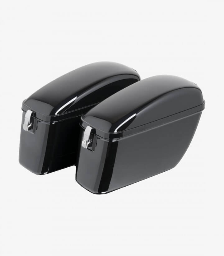 Alforjas Rígidas Modelo Silver color Negro de Customacces