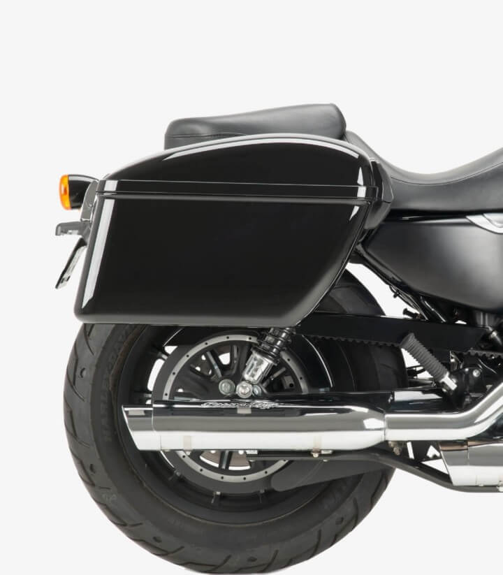 Alforjas Rígidas Modelo Silver color Negro de Customacces