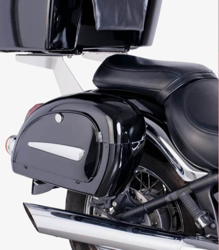 Alforjas Rígidas Modelo Small color Negro de Customacces