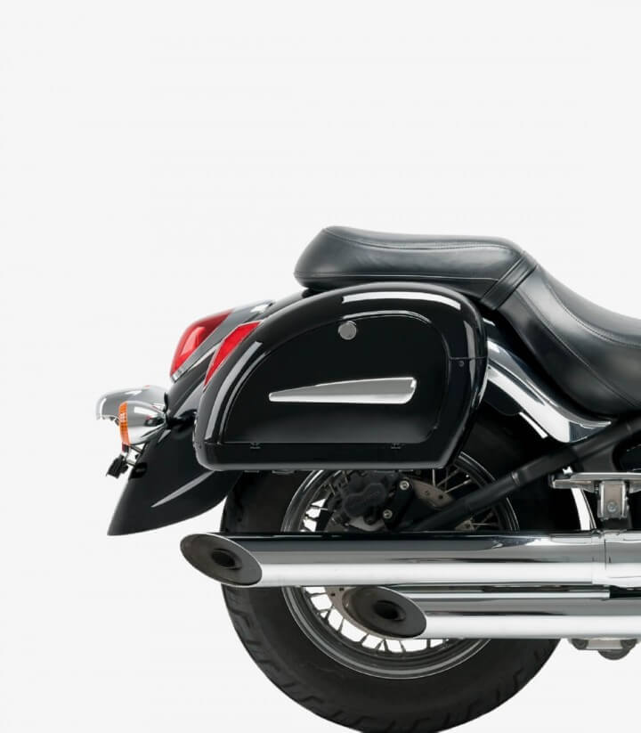 Customacces Hard Saddlebags model Small color Black