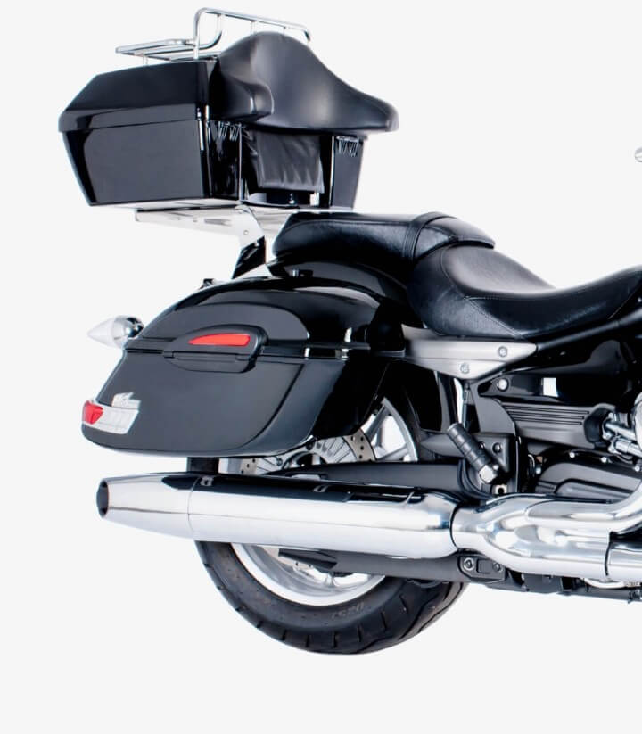 Alforjas Rígidas Modelo Touring color Negro de Customacces