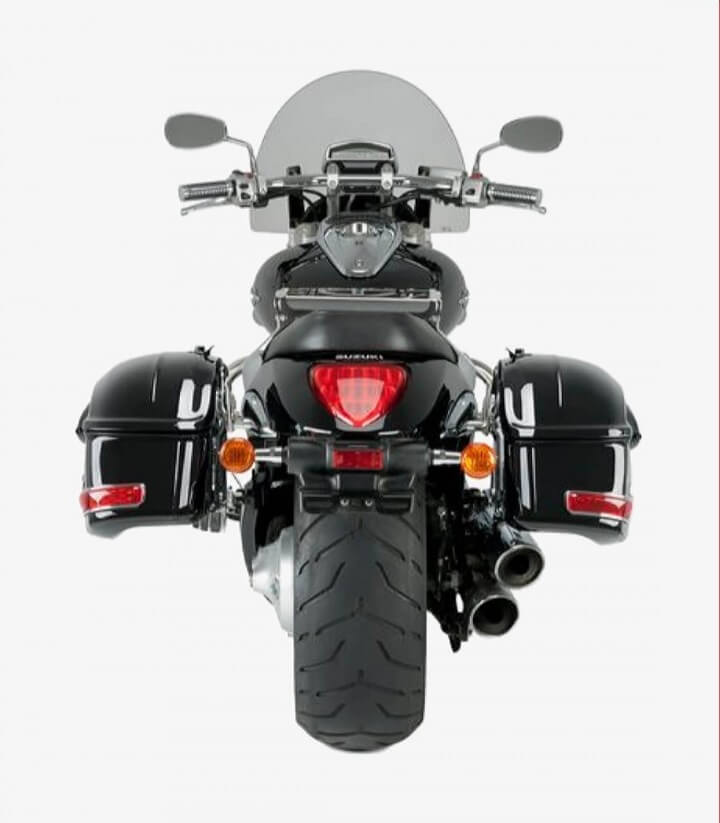 Hartschalen-Satteltaschen Modell Touring Farbe Schwarz von Customacces
