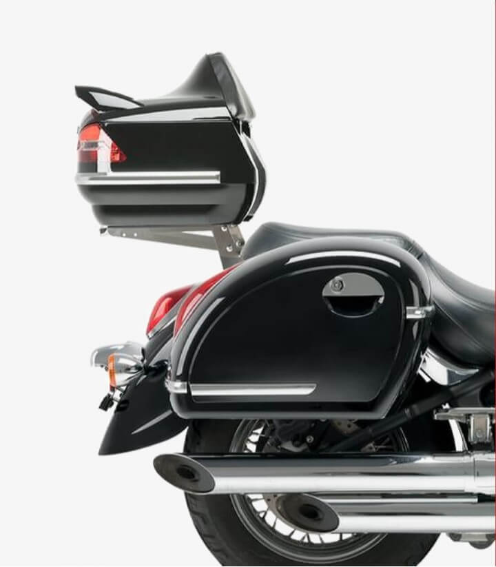 Alforjas Rígidas Modelo Voyager color Negro de Customacces