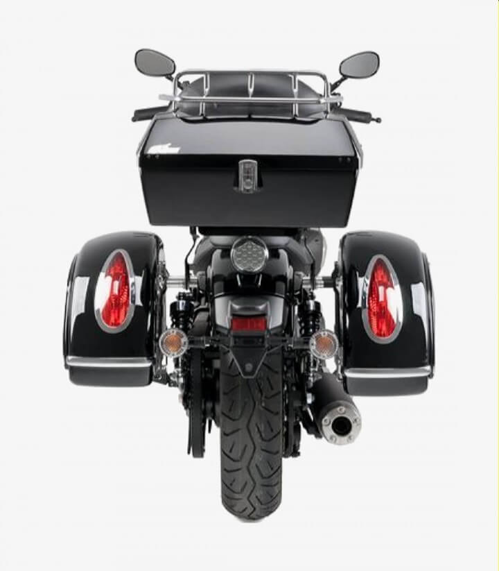Alforjas Rígidas Modelo Voyager color Negro de Customacces