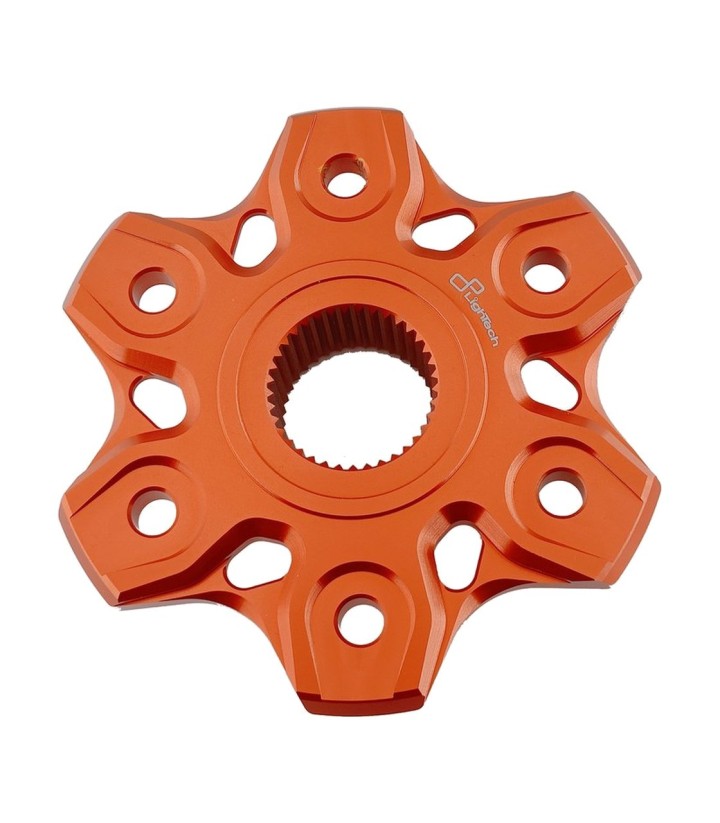 Brida Externa de Soporte de Corona LighTech en Naranja para KTM Super Duke 1390 R (24-25) SSI001ARA