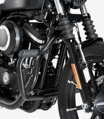 Sturzbügel Mustache für Harley Davidson Sportster 1200/883 Farbe Schwarz von Customacces
