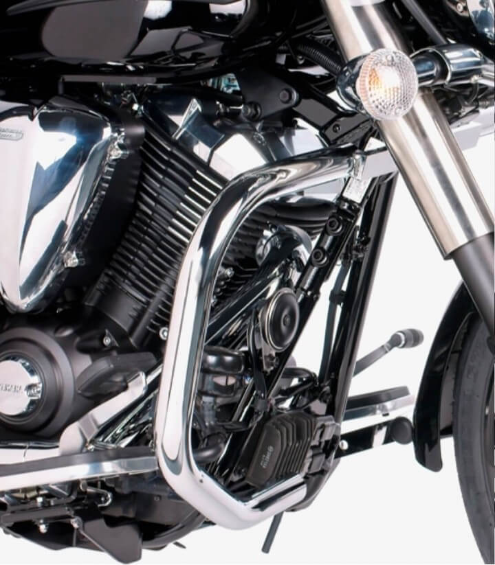 Sturzbügel für Yamaha XVS950A Midnight Star Farbe Stahl von Customacces