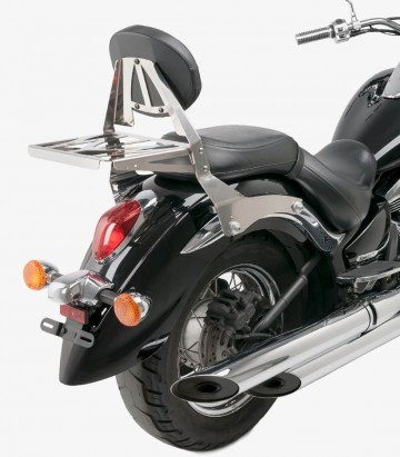 Kawasaki VN 900 Classic / Custom Flat CL1 Backrests for the passenger color Steel from Customacces