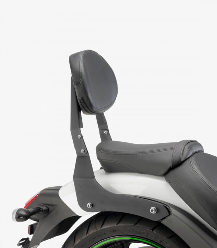 Flache Rückenlehnen CL für den Beifahrer für Kawasaki Vulcan S / Cafe Farbe Schwarz von Customacces