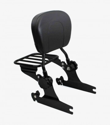 Harley Davidson Softail, Softail Breakout / Night Train Luxus Softail Model Backrest for the passenger color Black from Customac