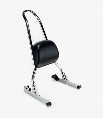 Harley Davidson Softail Fat Boy FLSTF Classic Model Backrest for the passenger color Steel from Customacces