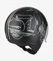 NZI Zeta 2 Optima Matt B-Vespa Turia Open Face Helmet