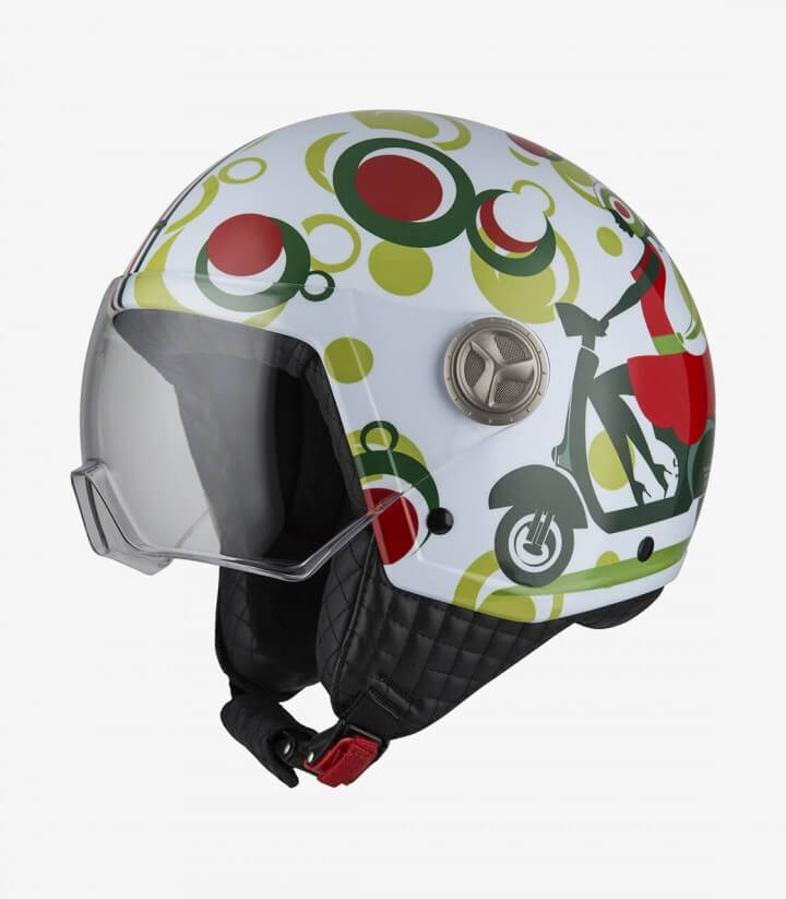 NZI Zeta 2 Optima Happy Scooter Open Face Helmet