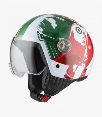 NZI Zeta Optima Mod Green Open Face Helmet