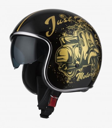 Casco Jet NZI Rolling 3 Sun Bello Gold
