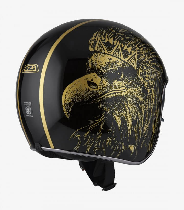 Casco Jet NZI Rolling 3 Sun Boss Gold