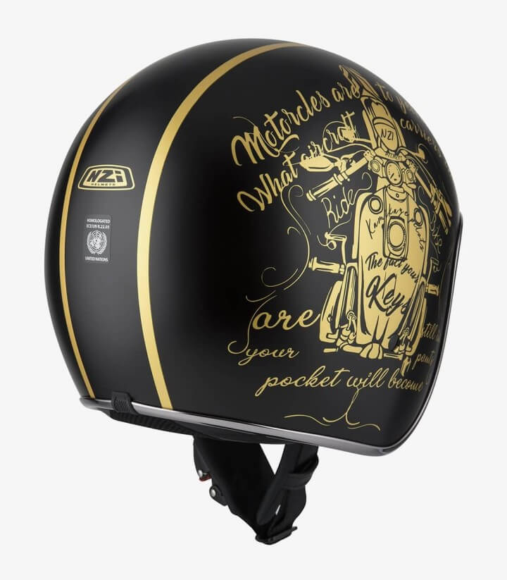 Casco Jet NZI Rolling 3 Sun Tank Gold