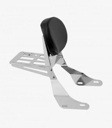 Respaldos Planos CL para el pasajero para Honda VT 750 S color Acero de Customacces