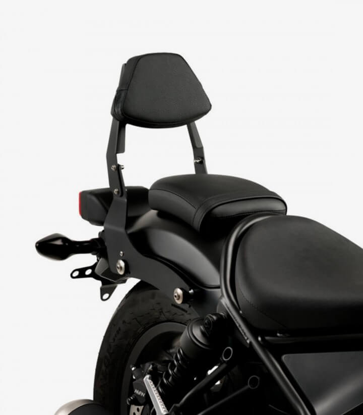 Respaldos Planos CL1 para el pasajero para Honda CMX 500 Rebel color Negro de Customacces