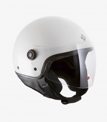 El'Jettin open face helmet color Glossy Ice White from Tucano Urbano