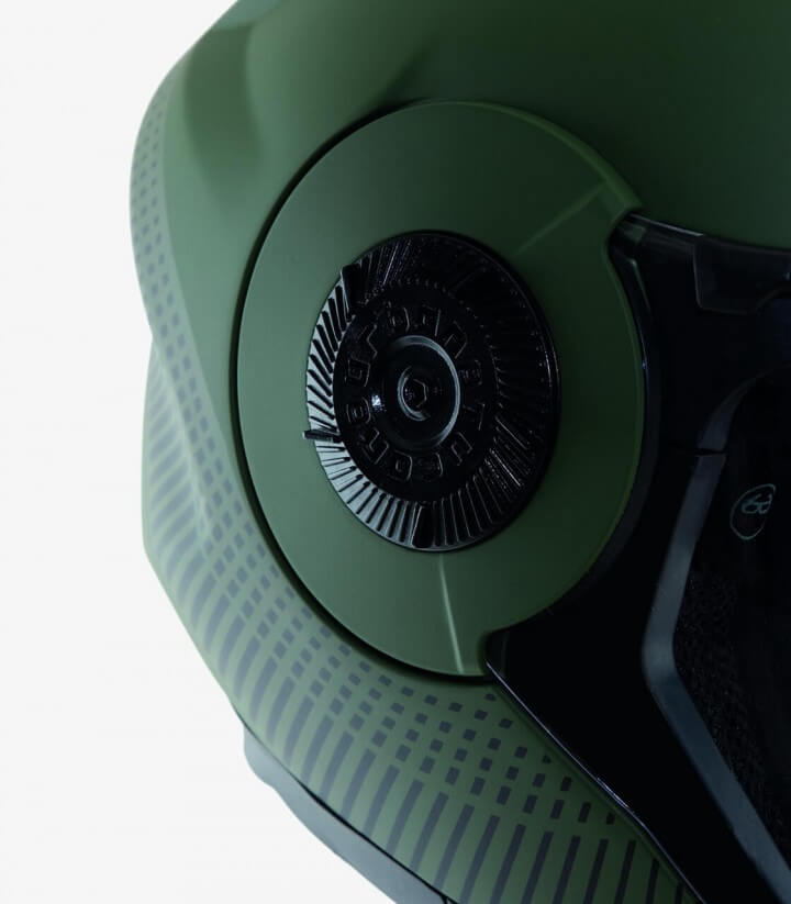 Jethelm El'Tange in Airborne Grün Design A matt von Tucano Urbano
