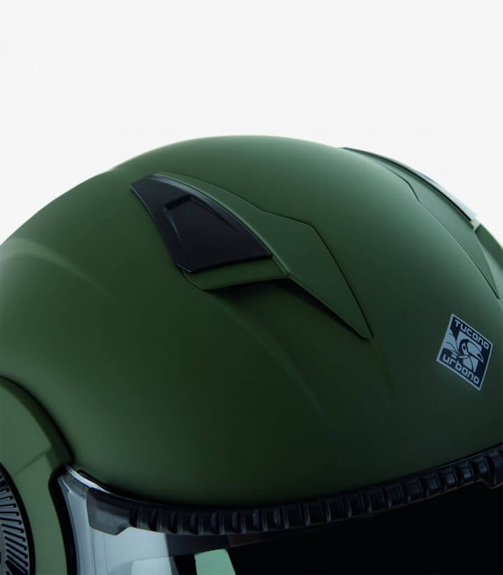 Jethelm El'Tange in Airborne Grün Design A matt von Tucano Urbano
