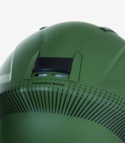 Casco Jet El'Tange color Airborne Verde Diseño A mate de Tucano Urbano 1400