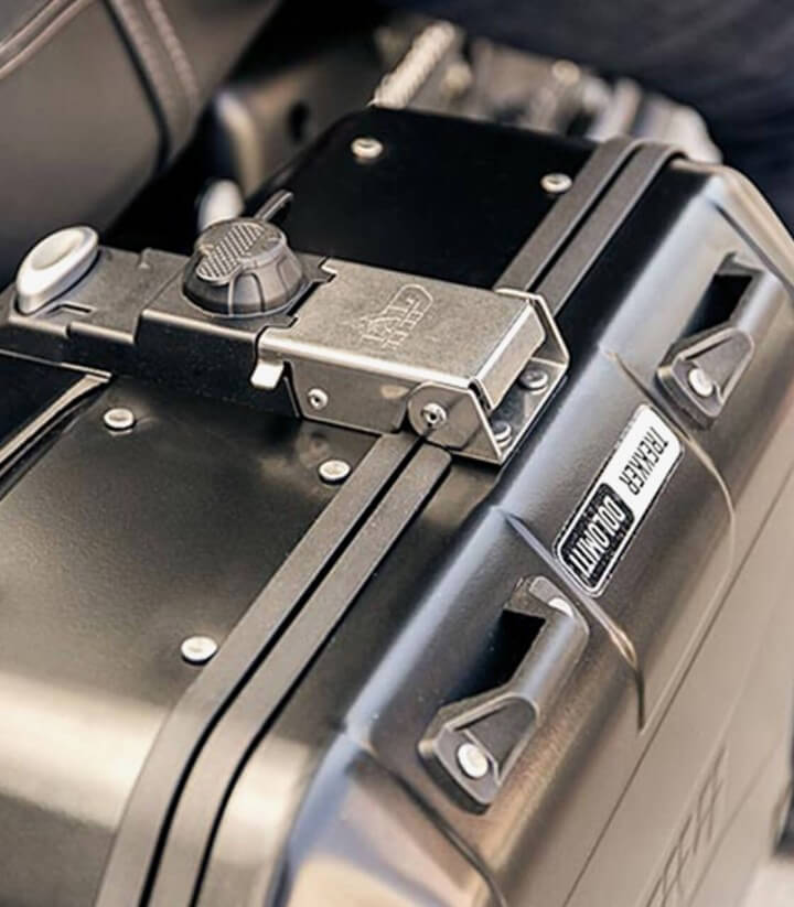 GIVI DLM46B Topcase Trekker Dolomiti - 46 Liter Alu-Gepäckträger - Schwarz - Made In Italy