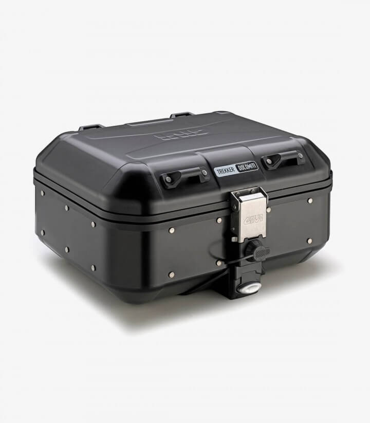 Maleta trasera o lateral Trekker Dolomiti 30 Black Line DLM30B color Negro de Givi