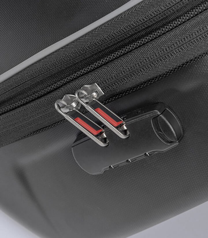 Topcase Weightless WL901 in der Farbe Schwarz von Givi