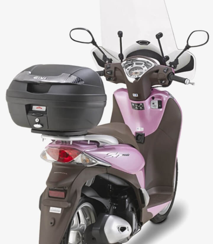 Maleta trasera E340 Vision Tech E340NT color Negro de Givi
