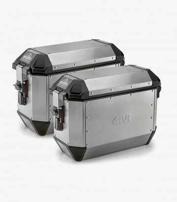 Seitenkoffer Trekker Alaska 36 in der Farbe Aluminium von Givi