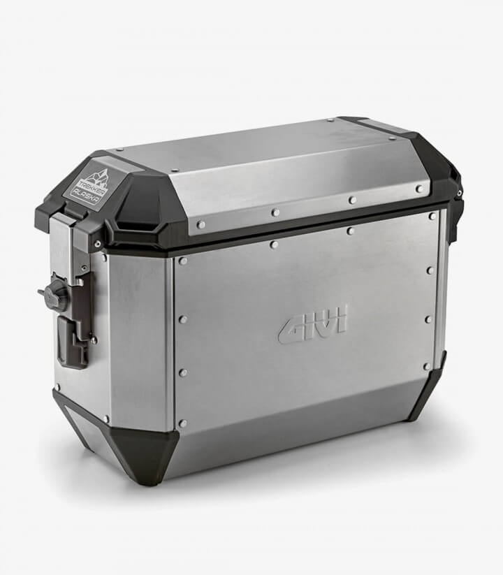 Seitenkoffer Trekker Alaska 36 in der Farbe Aluminium von Givi