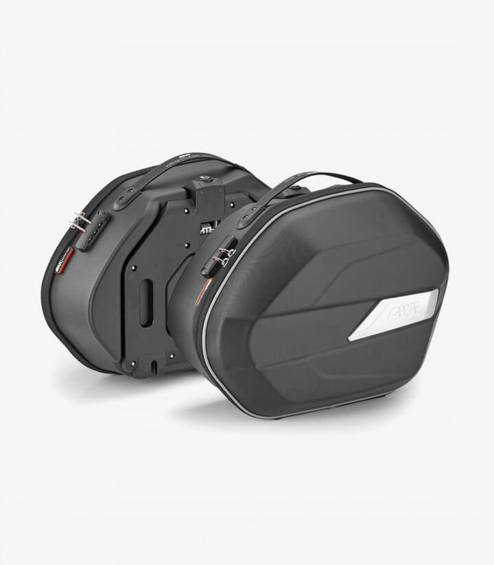 Maletas laterales WL900 Weightless color Negro de Givi WL900