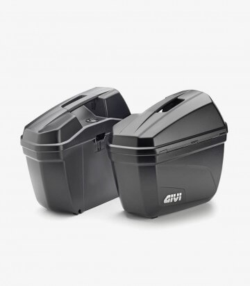 Seitenkoffer E22 in der Farbe Schwarz von Givi