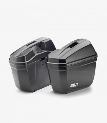Side cases E22 color Black from Givi