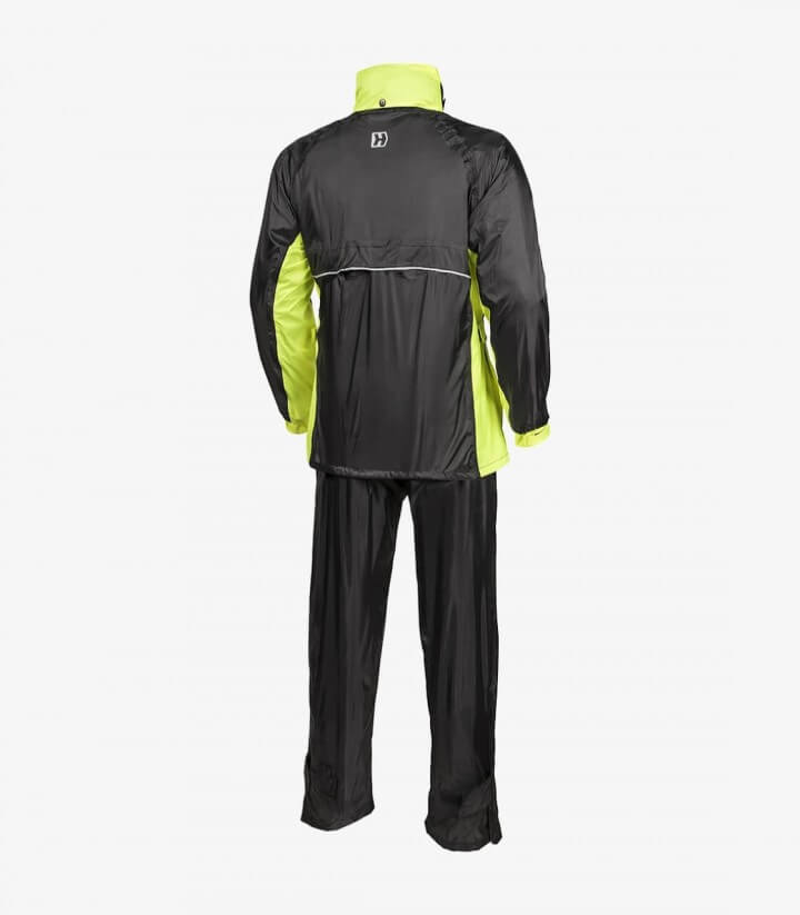 Conjunto Twister Rain Fluo color Negro y Amarillo Fluor de Hevik HRS109Y
