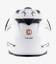 Hevik Montauk White & Silver Full Face Helmet