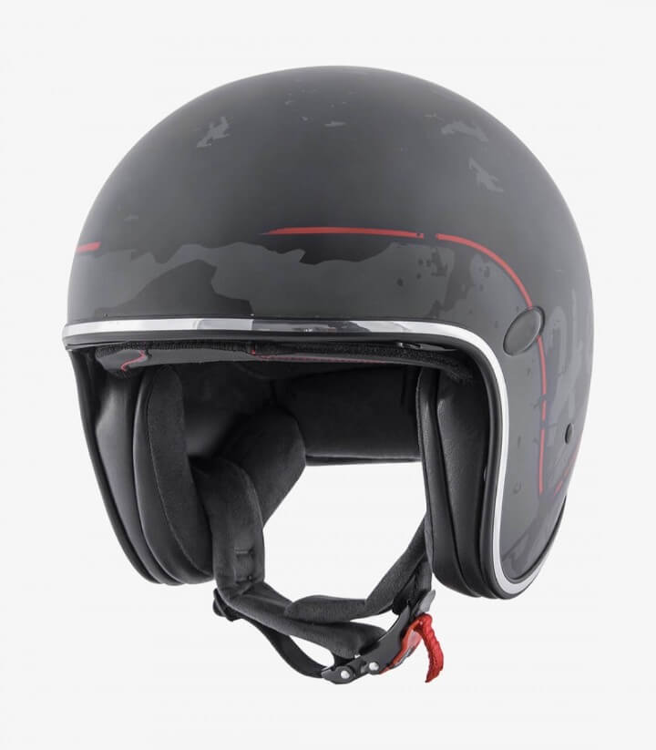 Hevik Smart Matt Black \u0026 Red Open Face 